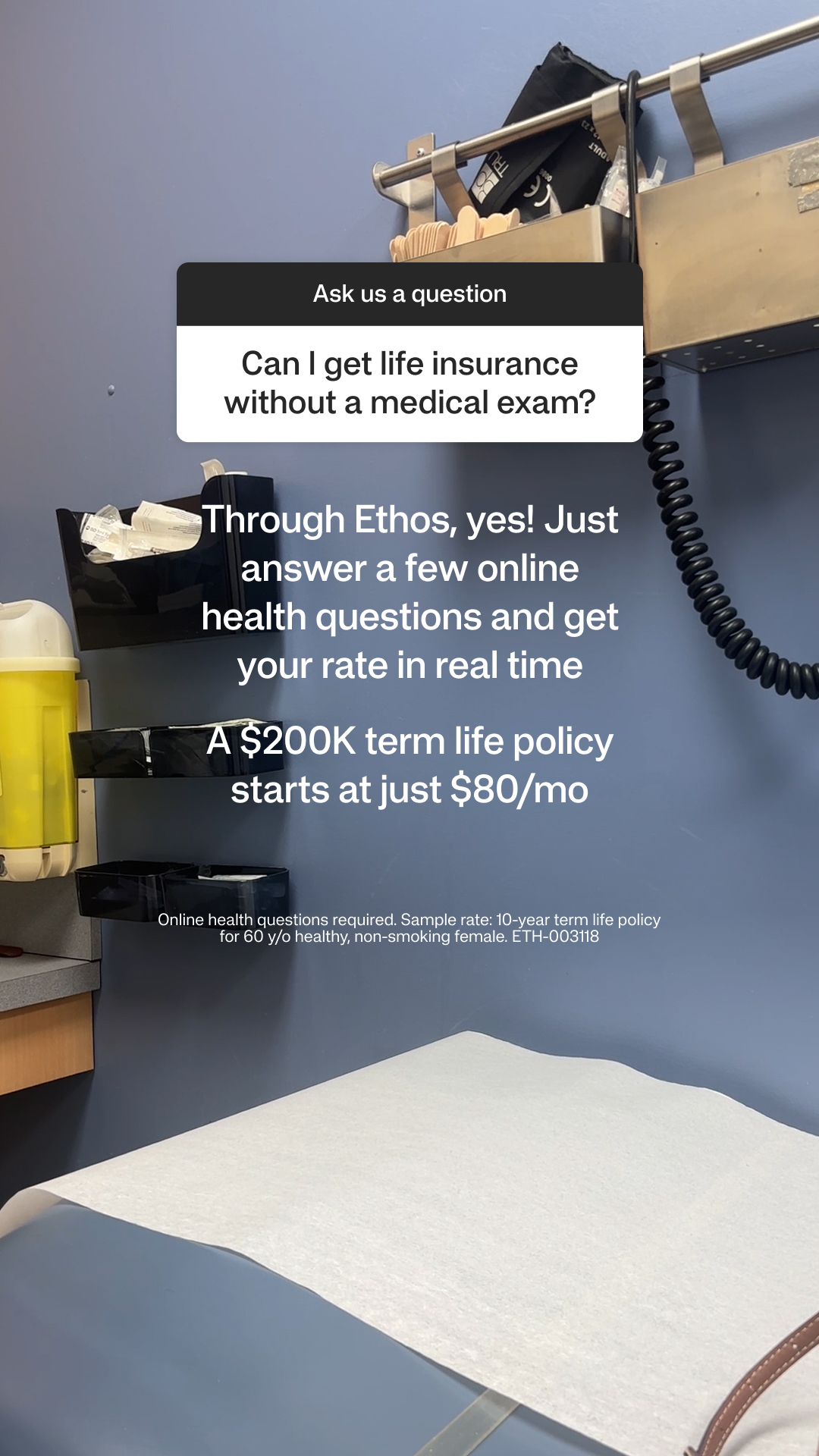 Ethos Facebook ad