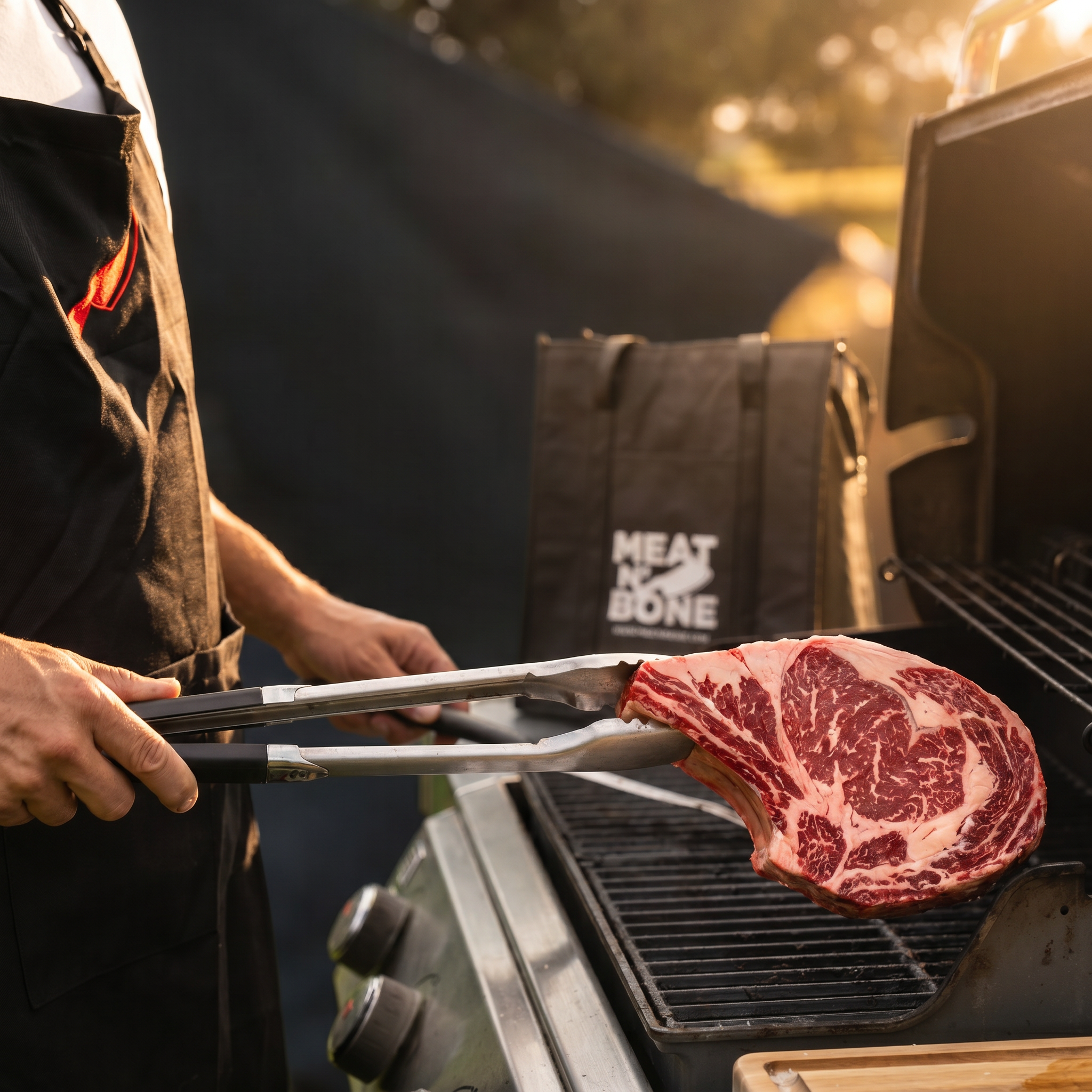 Meat N' Bone Facebook ad: Free Grillmaster Shirt on Orders $250+, Code SHIRTFORDAD