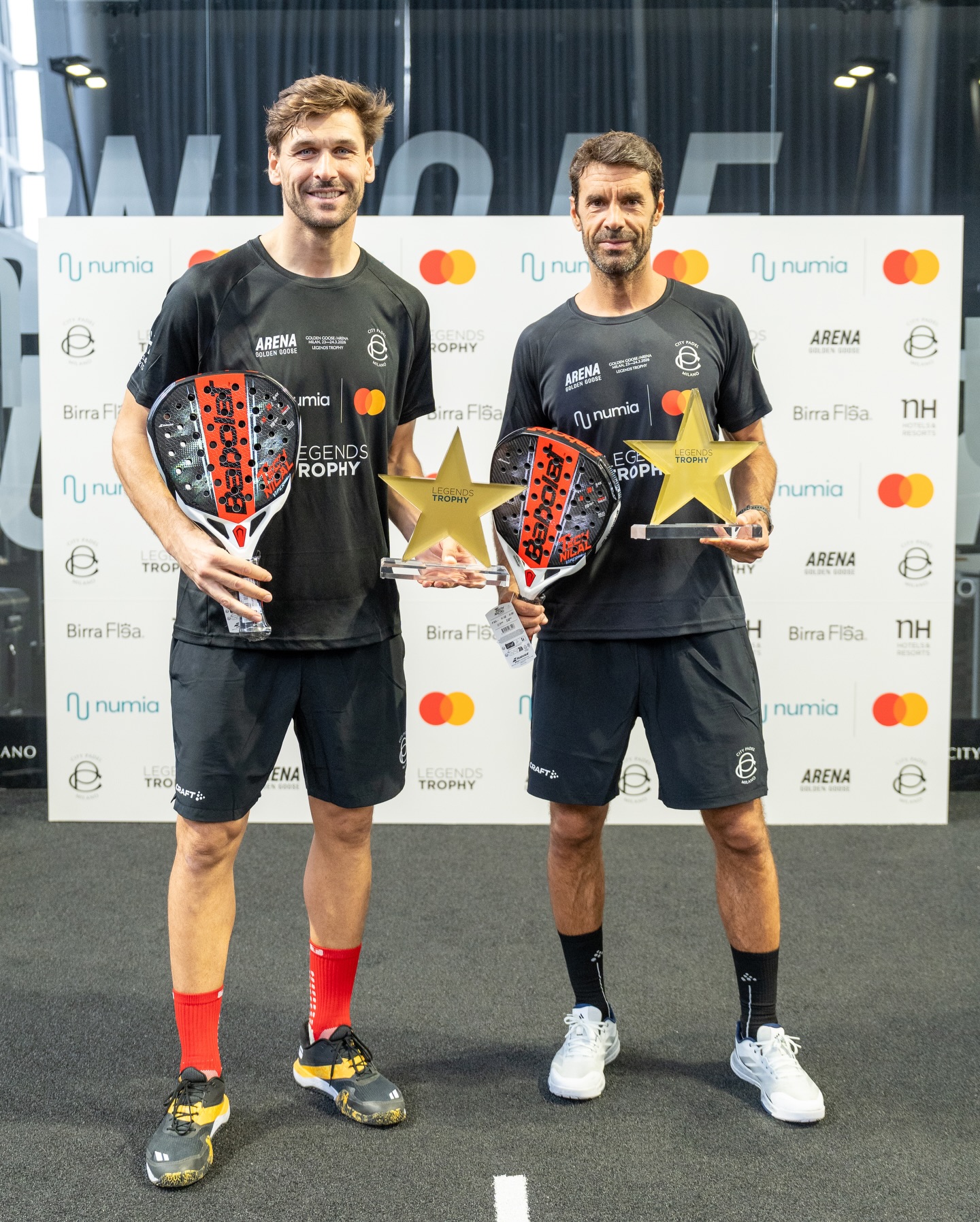 Babolat Facebook ad: @trophyoflegends ha riunito insieme a @citypadelmilano…