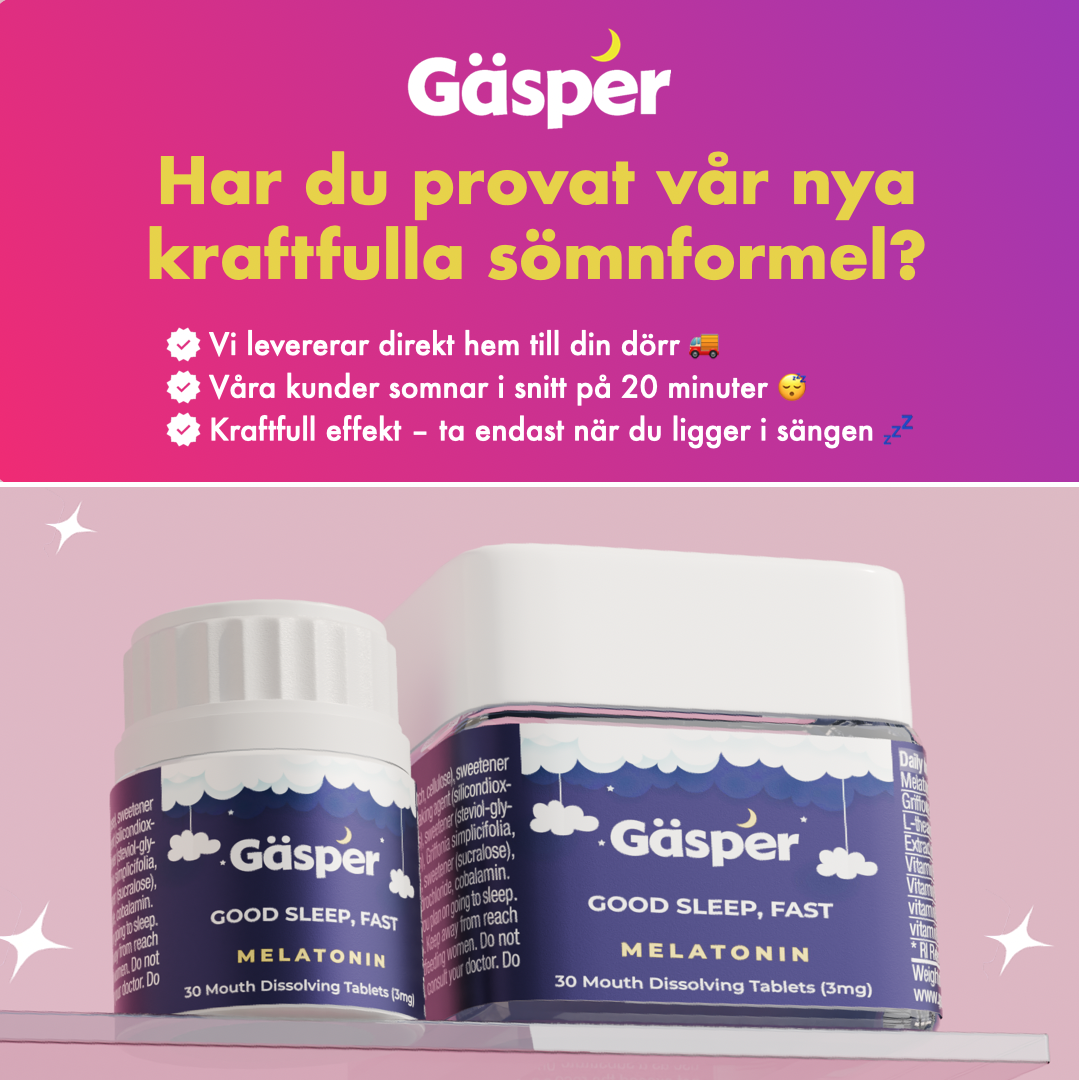 Gäsper - Good Sleep, Fast Facebook ad