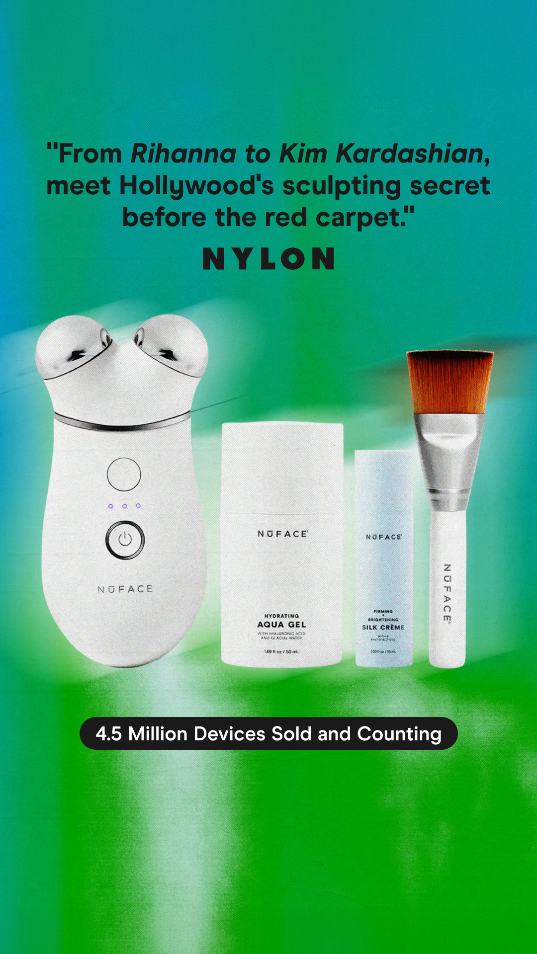 NuFACE Facebook ad