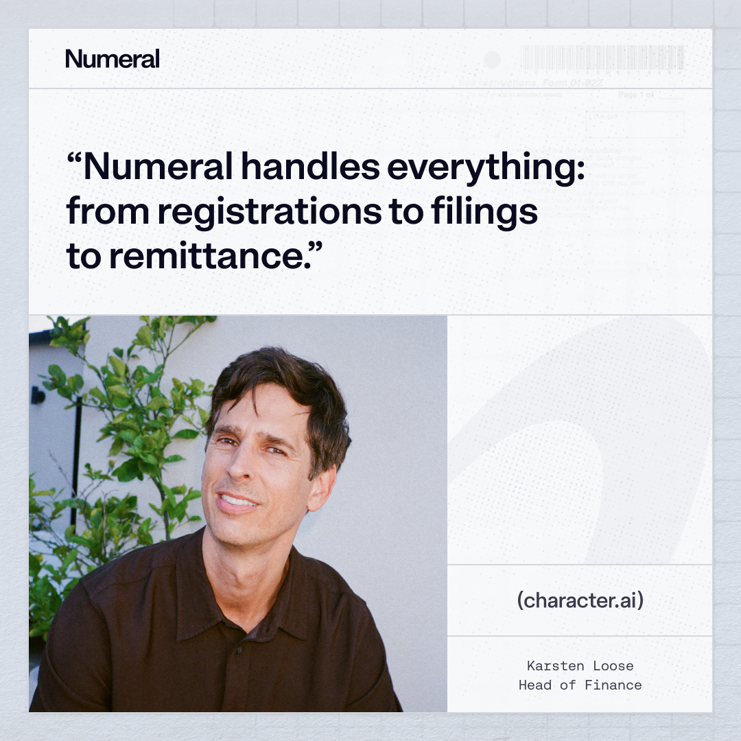 Numeral Tax Facebook ad