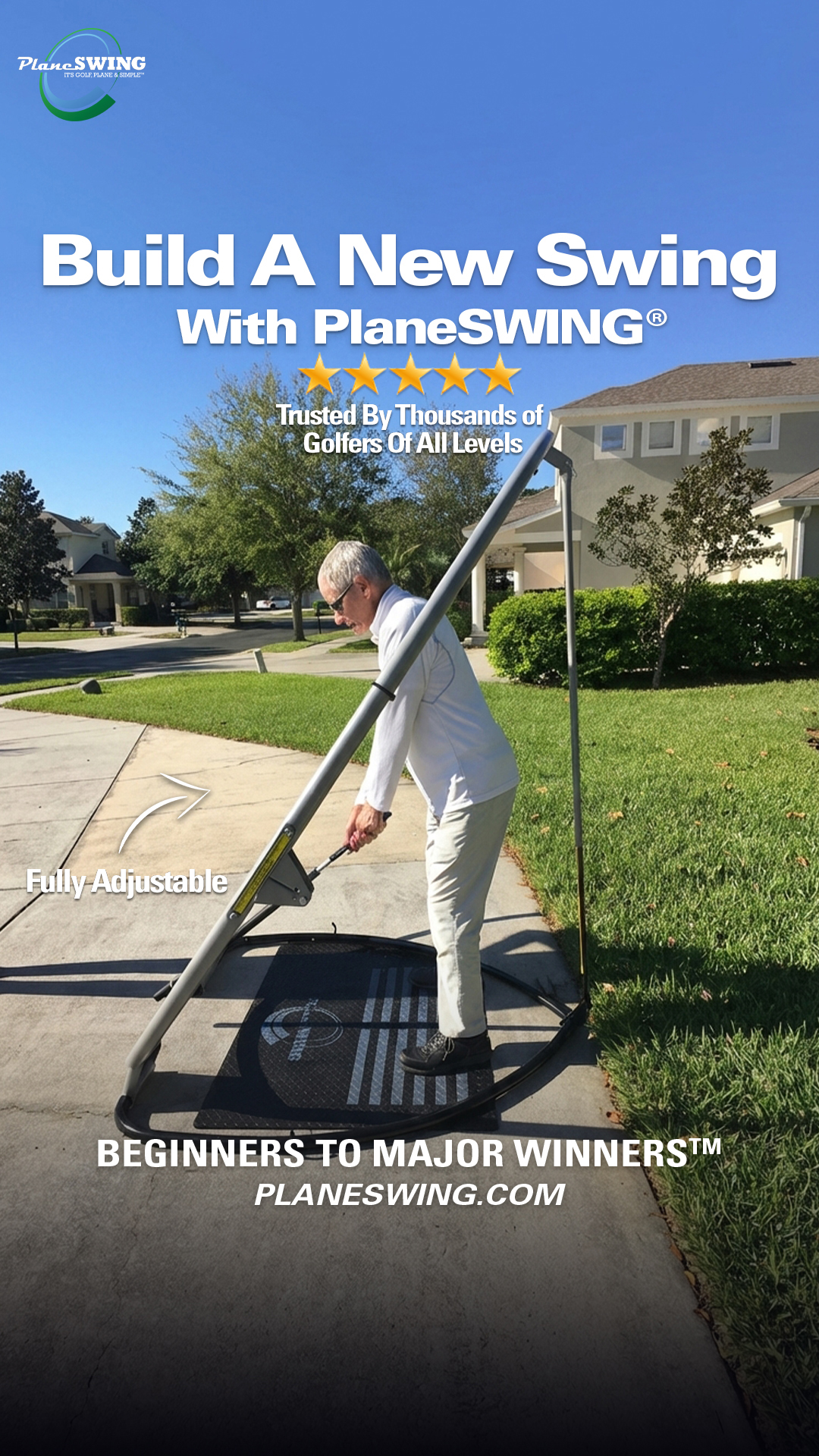 Plane Swing Golf Swing Trainer Facebook ad