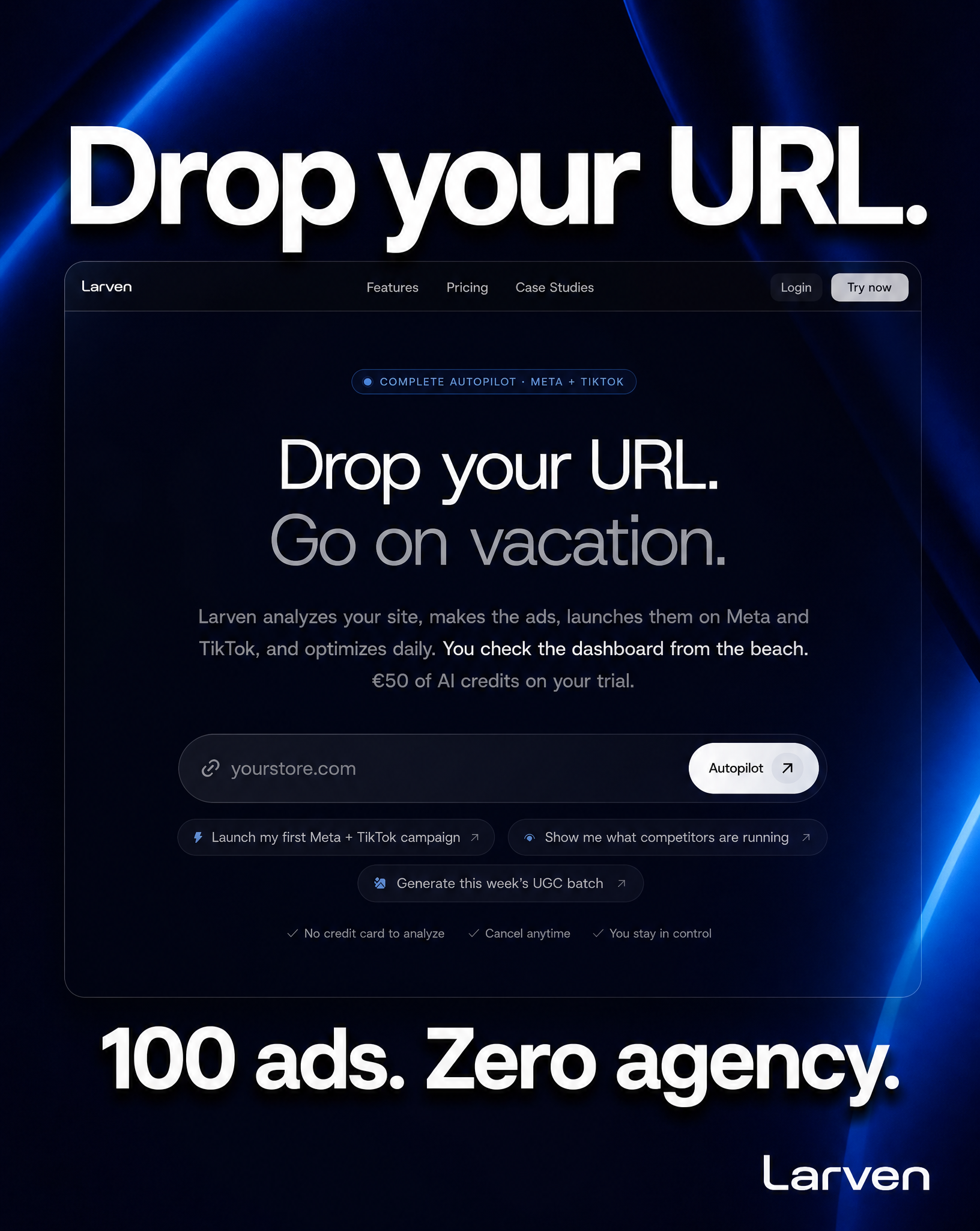 Larven AI Facebook ad