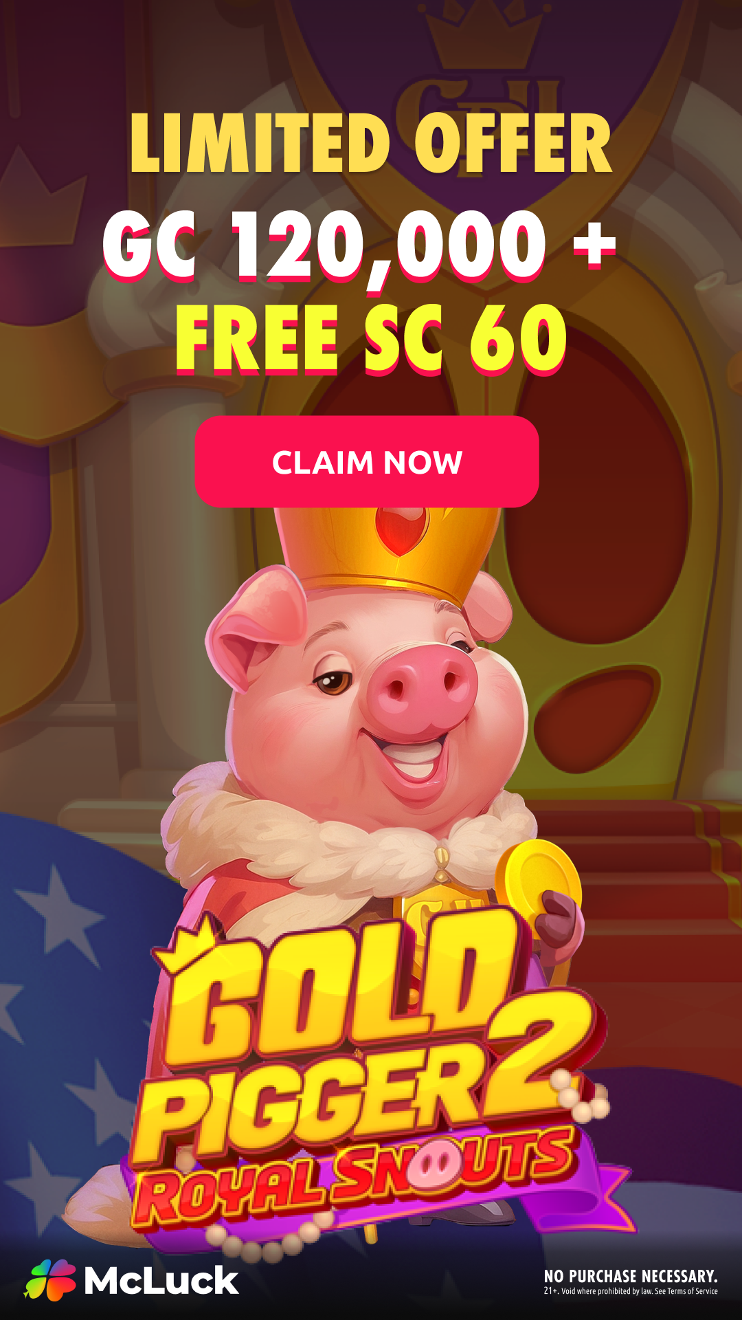 McLuck.com Facebook ad