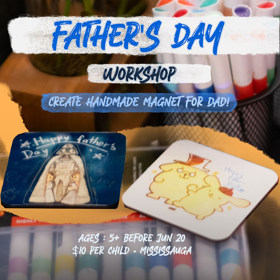 YUAN Art Studio Facebook ad: Father's Day workshop