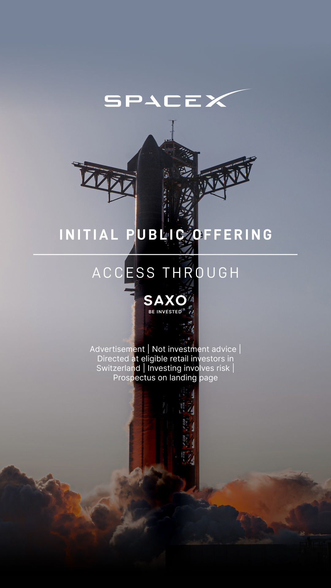 Saxo Bank Facebook ad