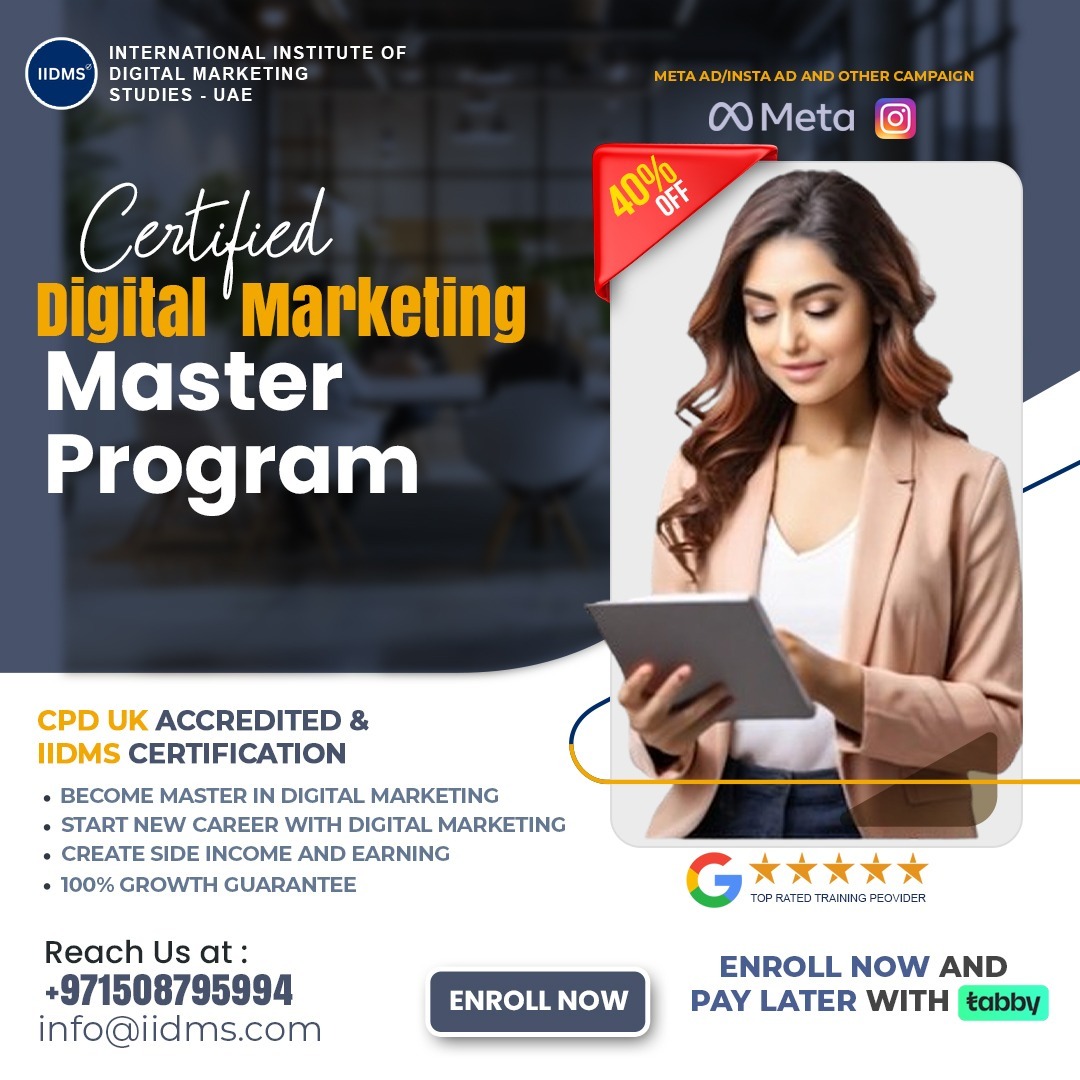 IIDMS - International Institute of Digital Marketing Studies Facebook ad