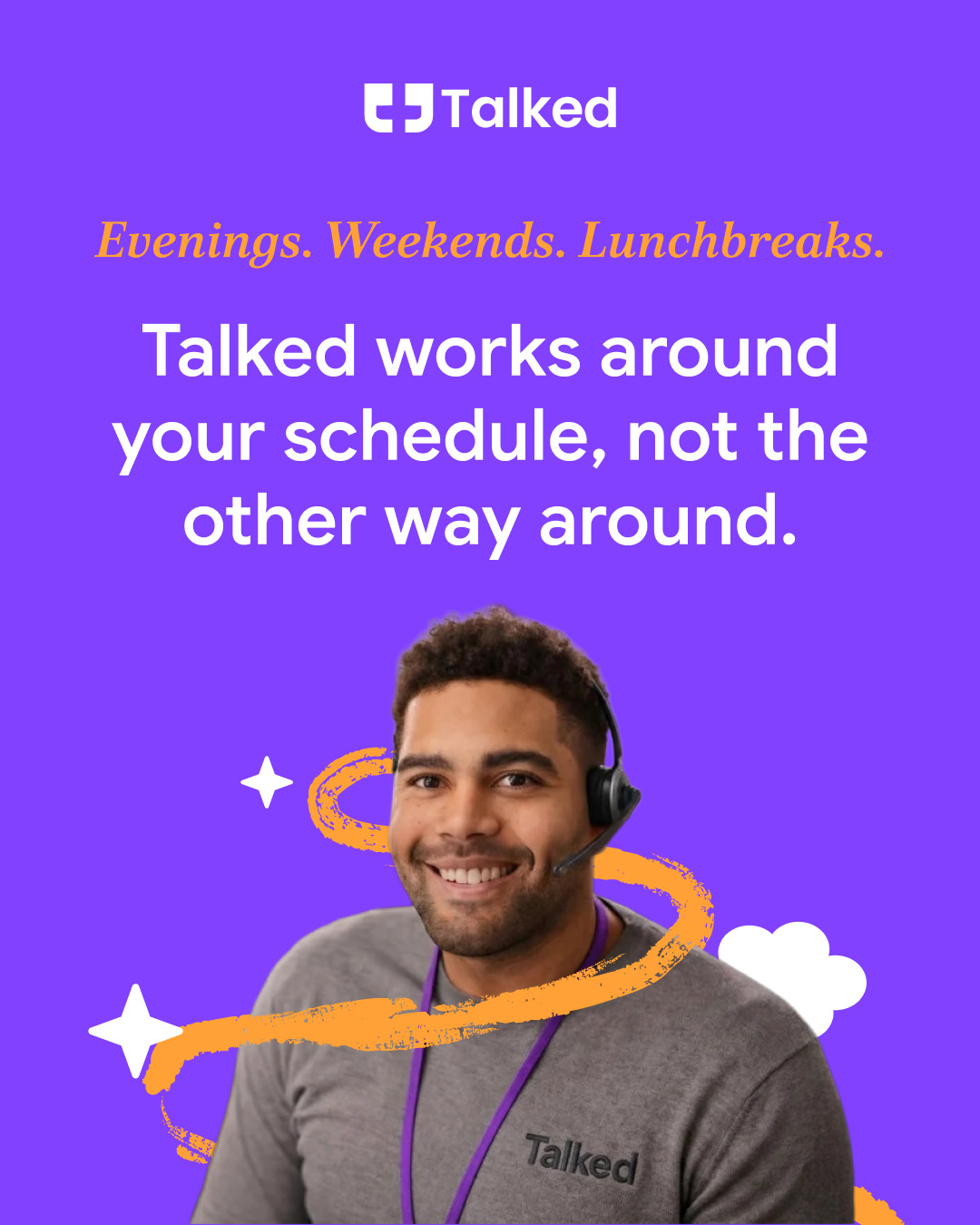 Talked Facebook ad from Jul 9, 2026