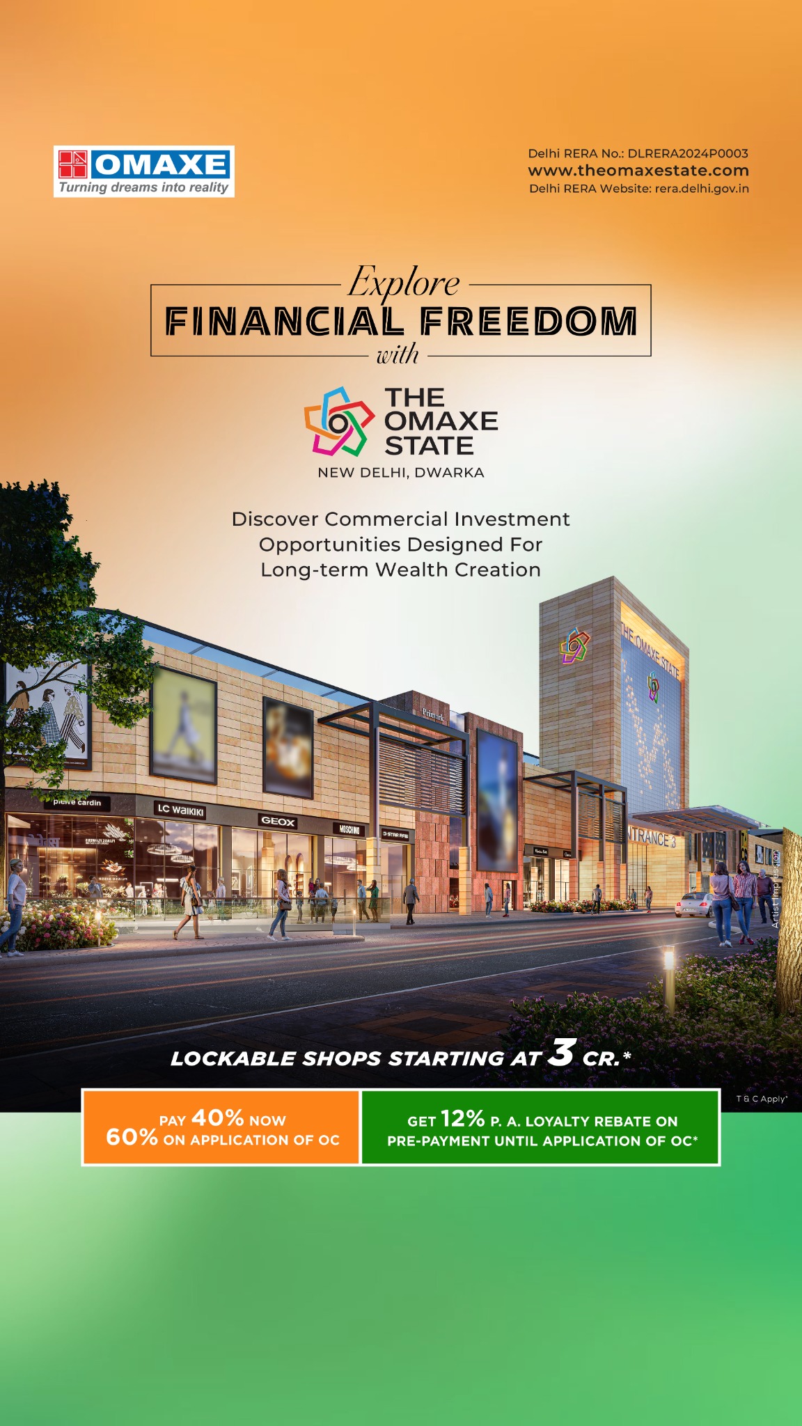 The Omaxe State Facebook ad from Aug 13, 2026