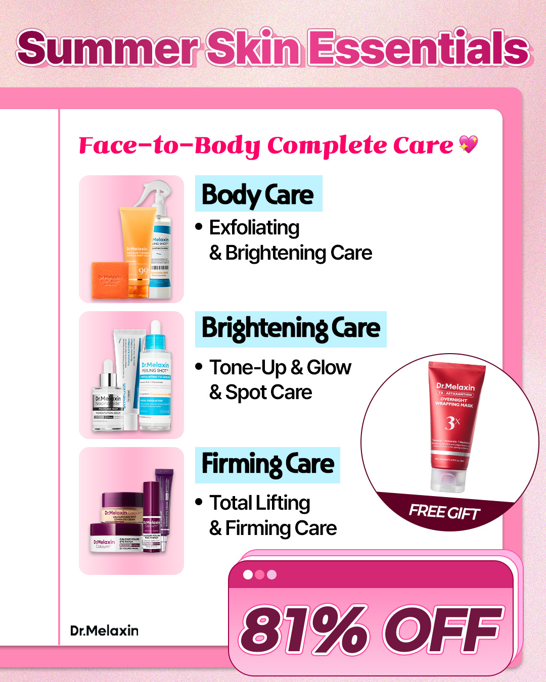 Dr.Melaxin UK Facebook ad