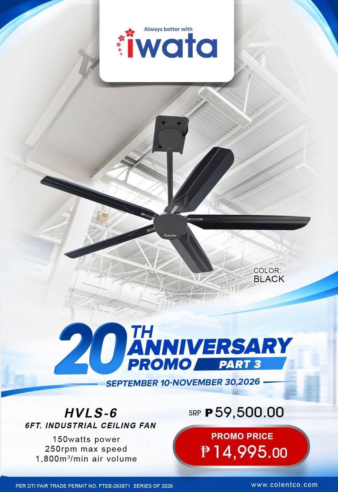 Colent Marketing Philippines Inc - JC Gorospe Facebook ad: 20TH ANNIVERSARY PROMO!