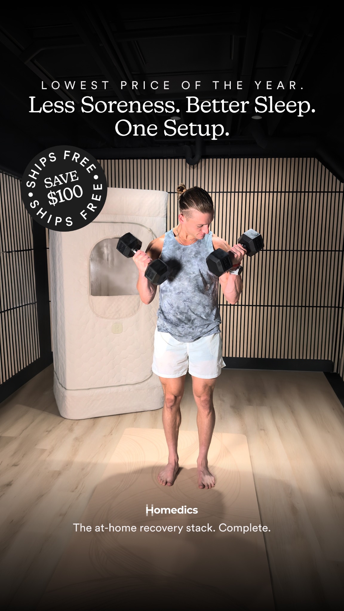 Homedics Facebook ad