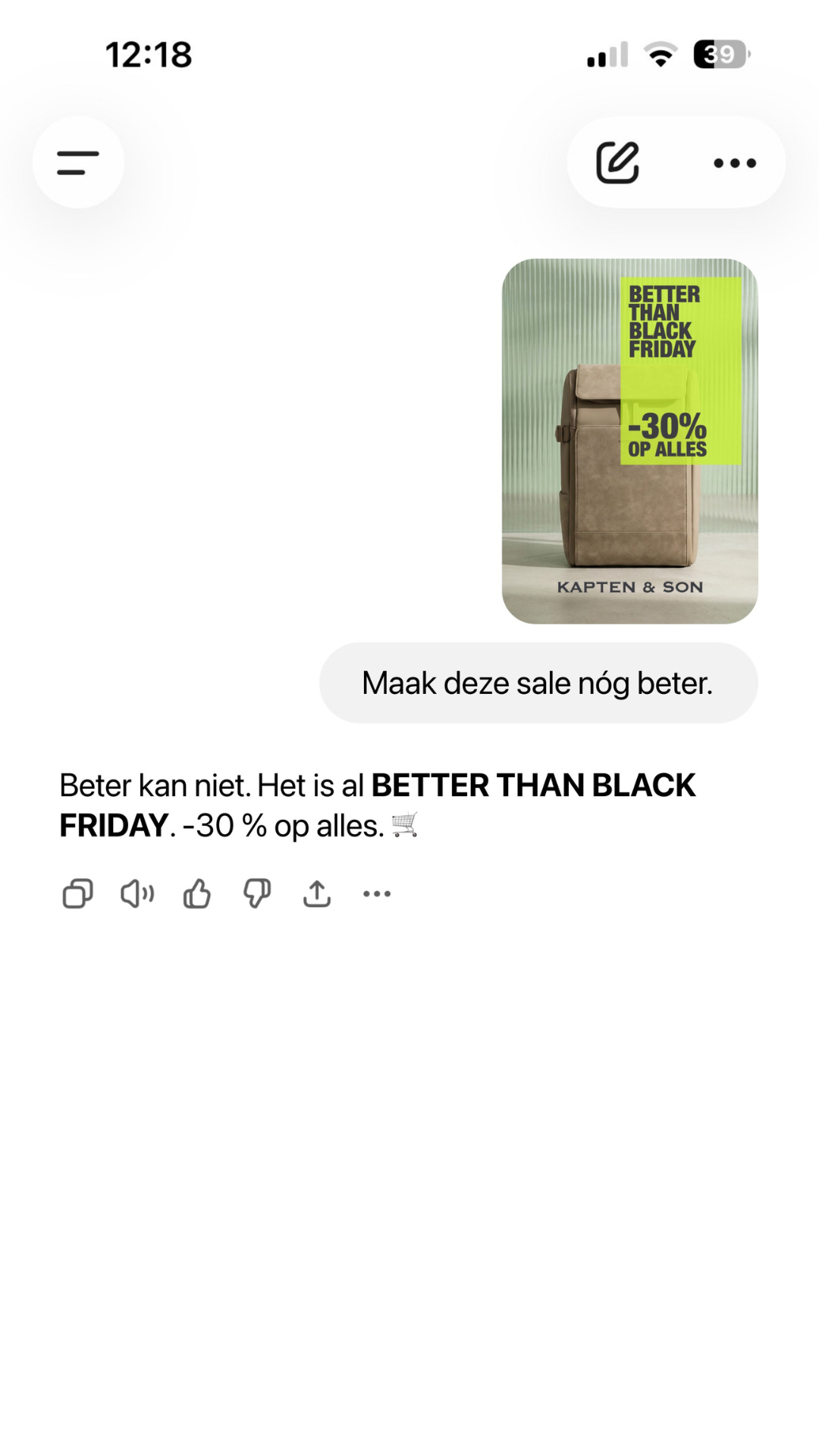 KAPTEN & SON Facebook ad