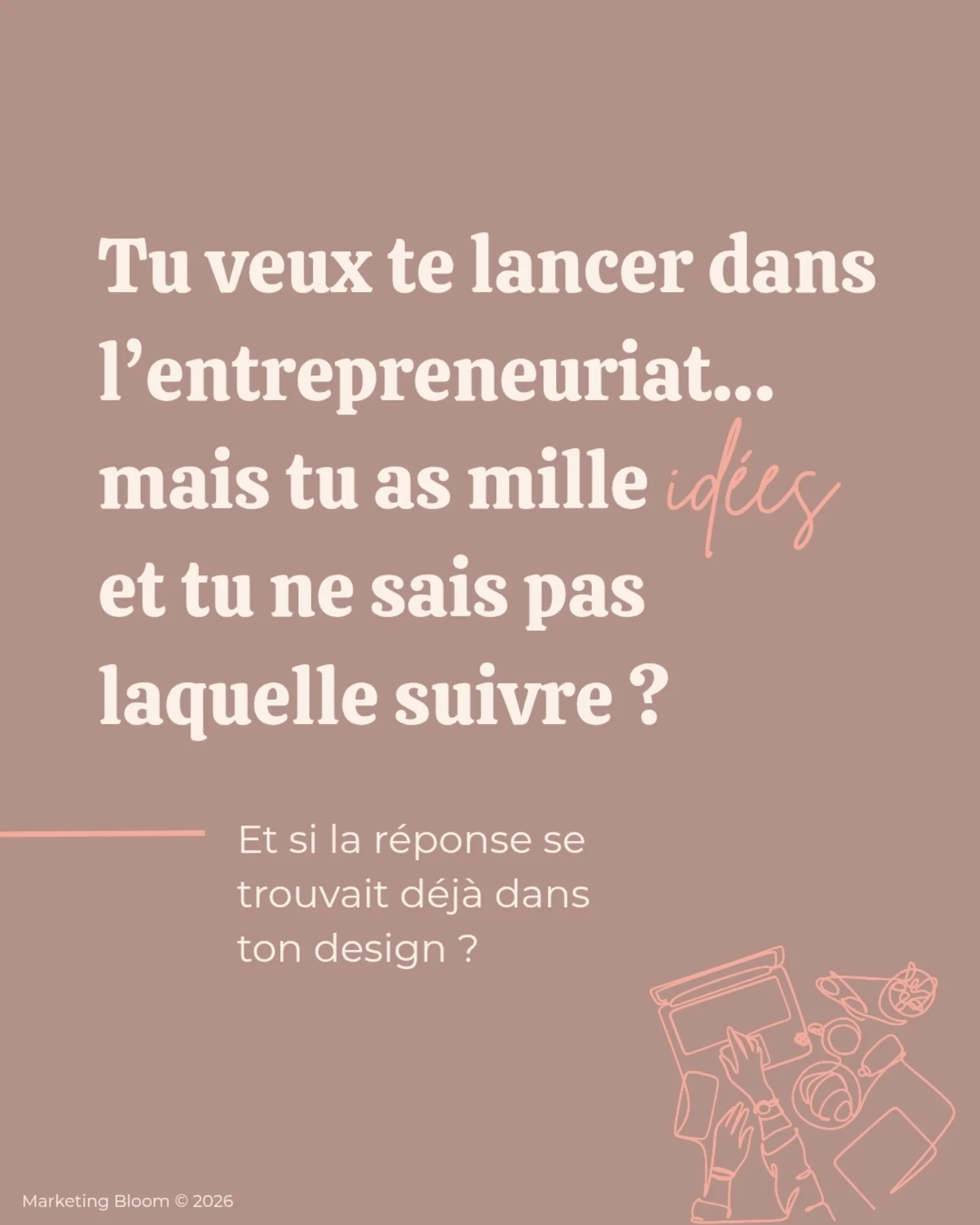 Marketing Bloom Facebook ad: Je trouve ça fascinant de voir à quel…