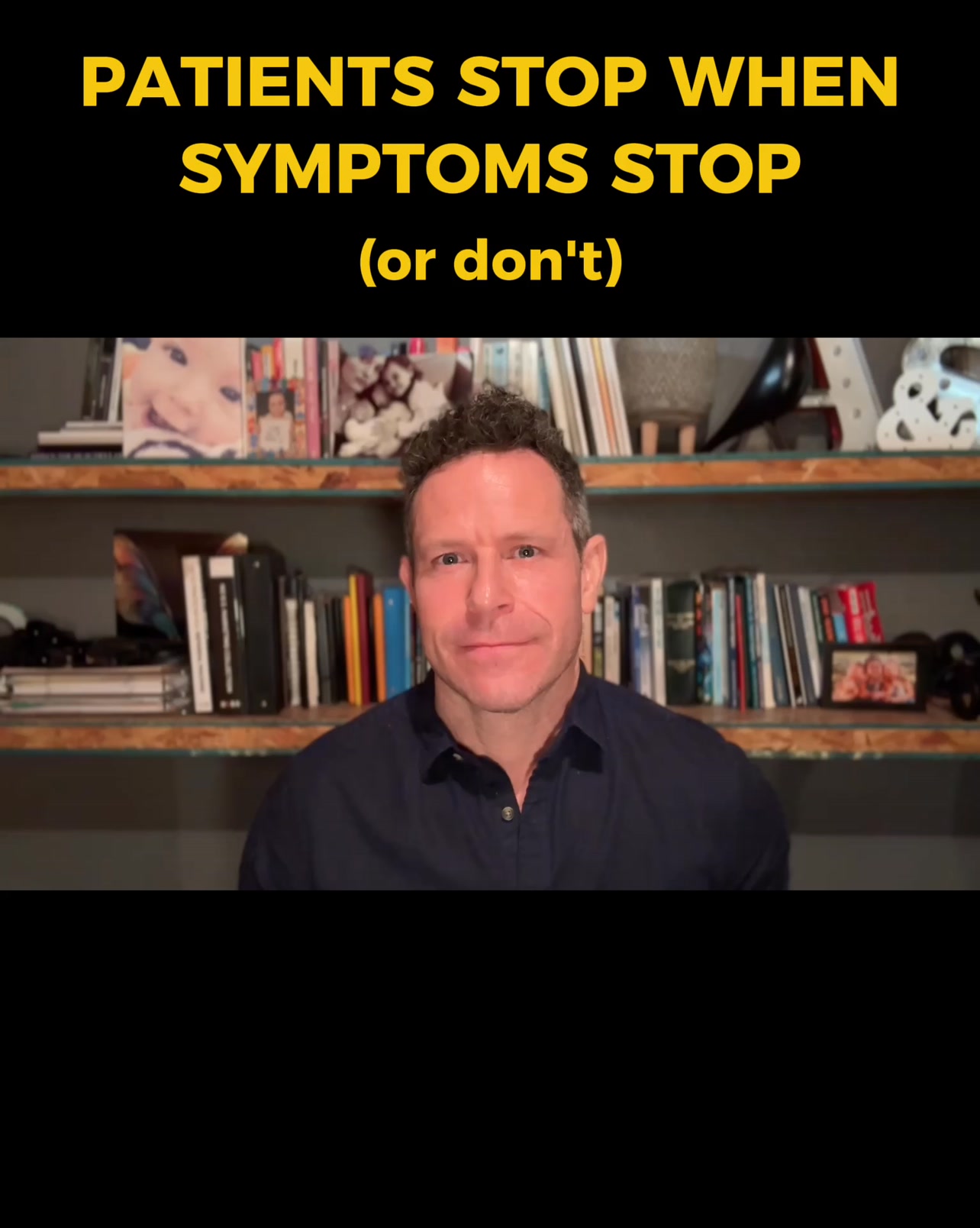 Life By Design For Chiropractors Facebook ad: Most chiropractic patients stop care when their symptoms…