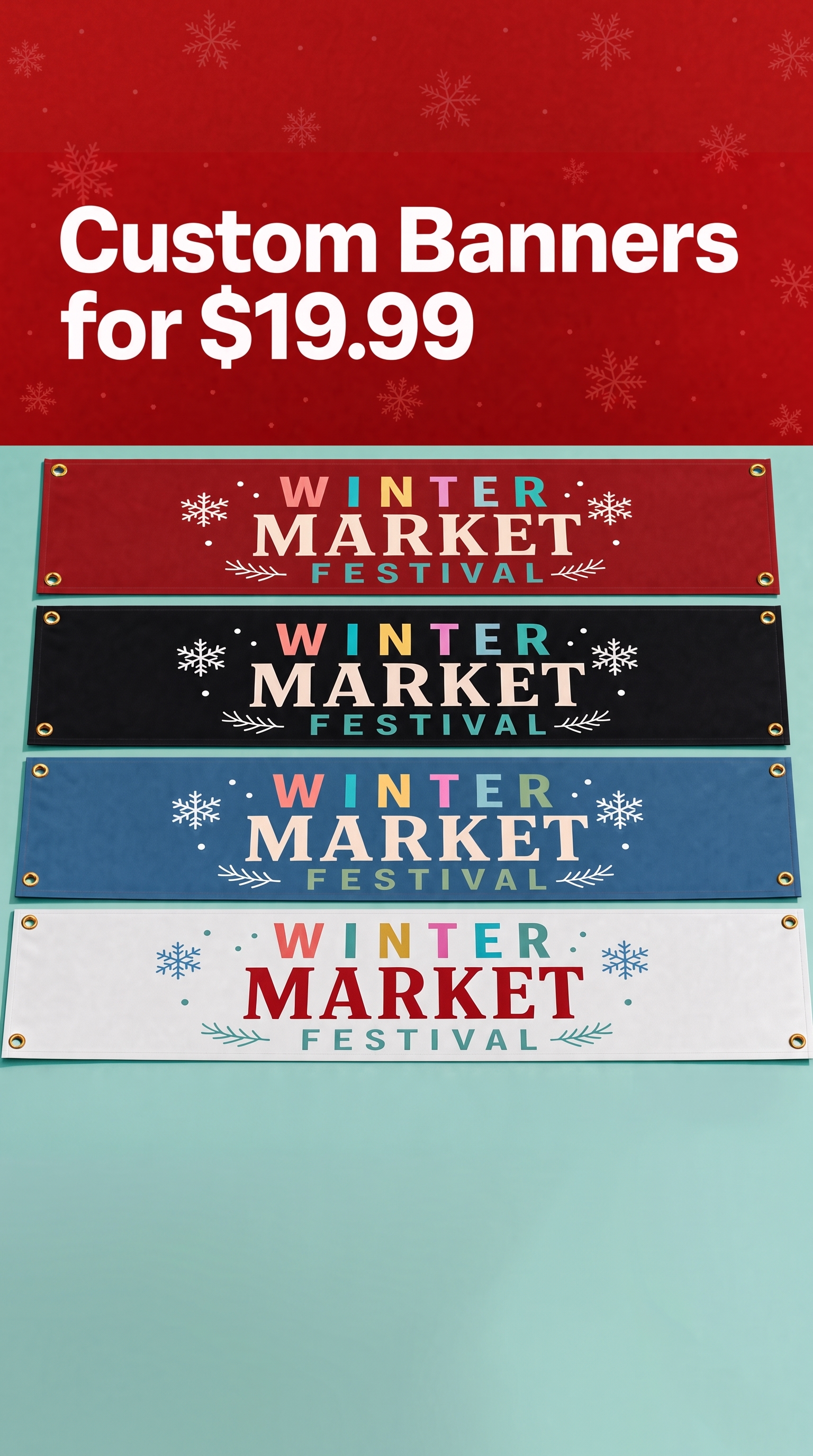 CafePress Facebook ad: Custom Banners for $19.99