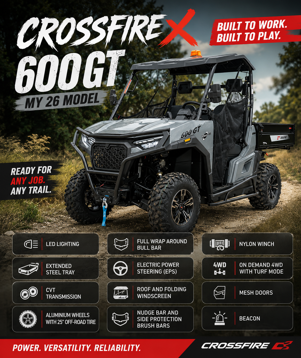 Crossfire Motorcycles Facebook ad