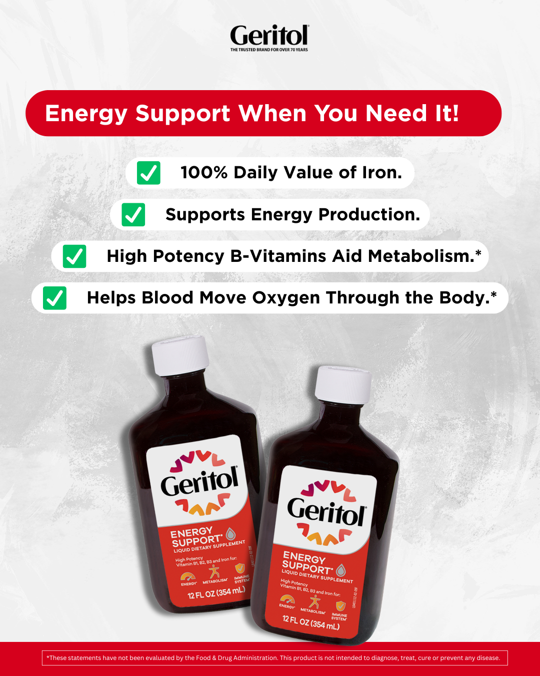 Geritol Facebook ad