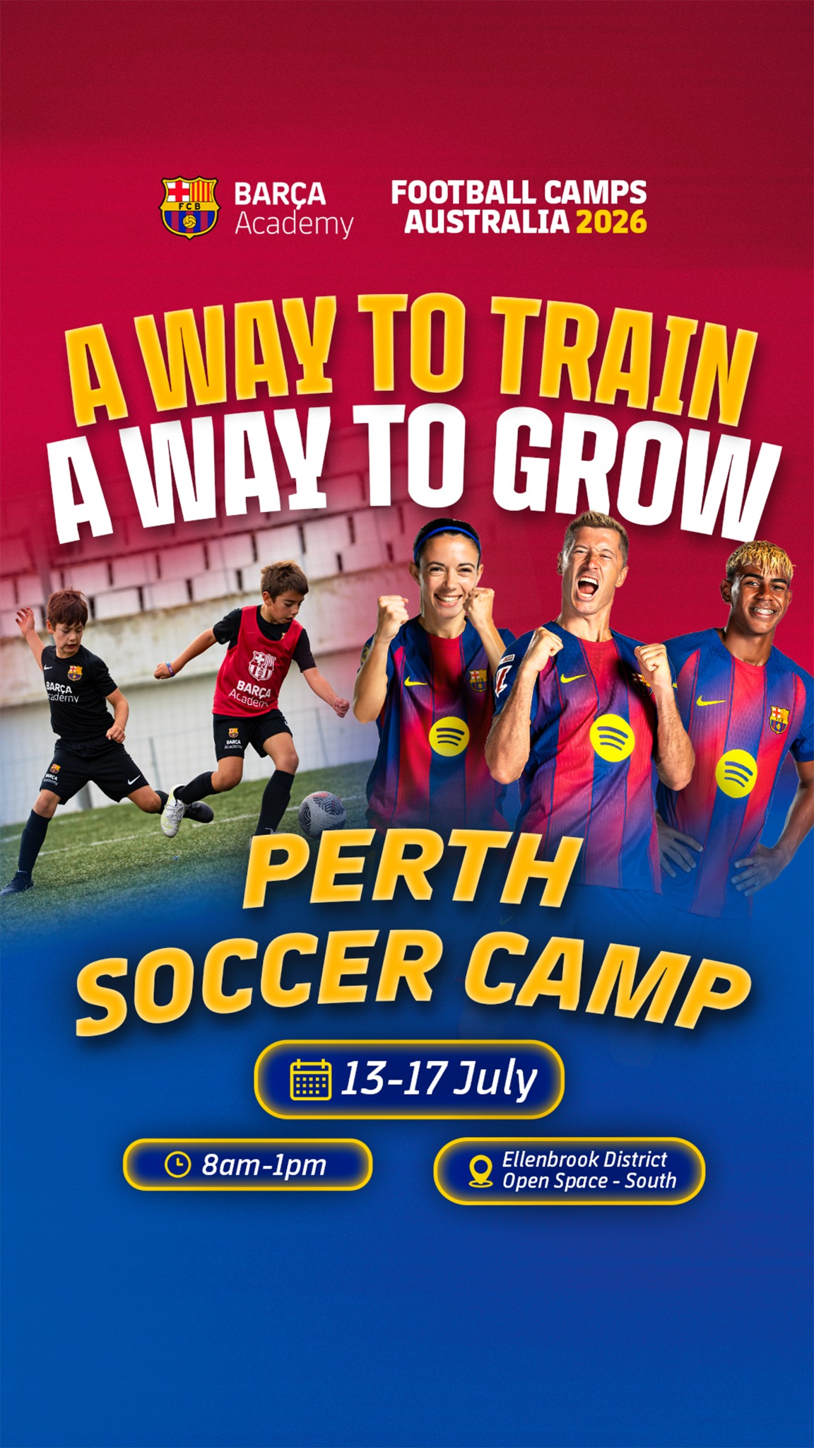 Barça Academy Australia & New Zealand Facebook ad
