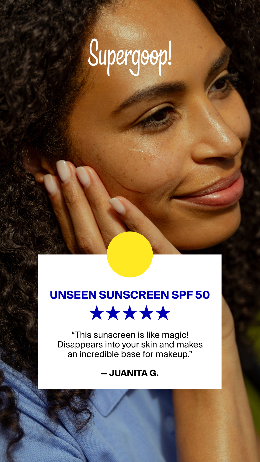 Supergoop Facebook ad