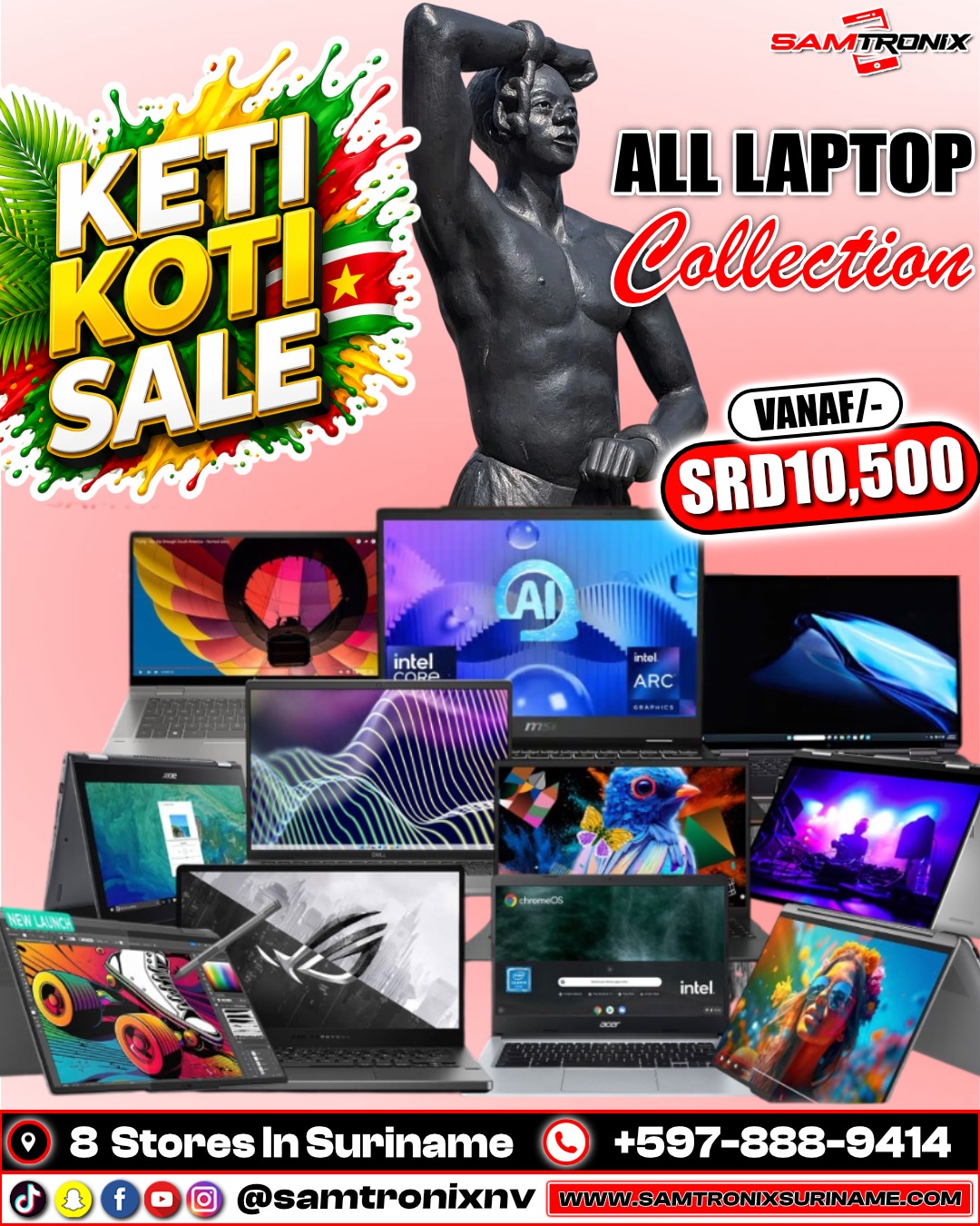 Sam Tronix N.V. Facebook ad