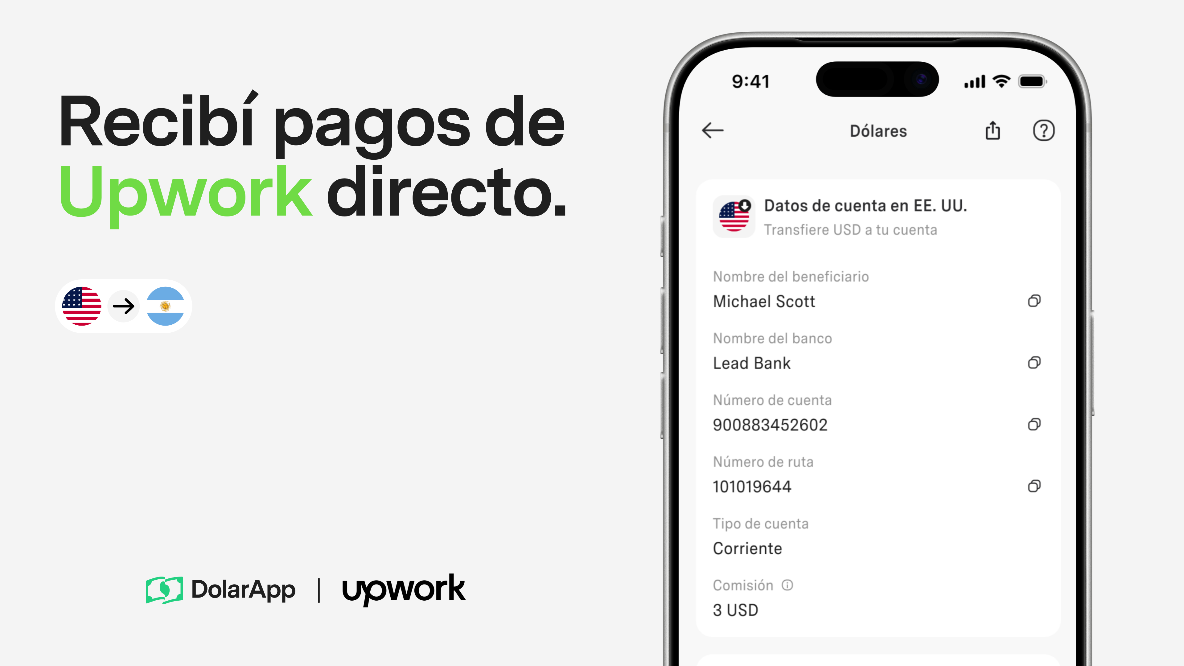 DolarApp Facebook ad