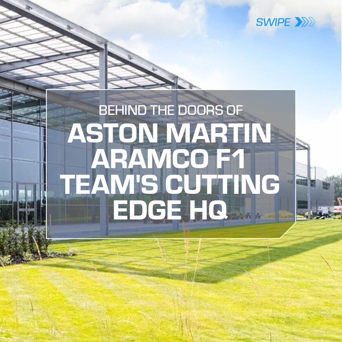 Raceteq Facebook ad: Inside Aston Martin Aramco’s £200m F1 HQ.