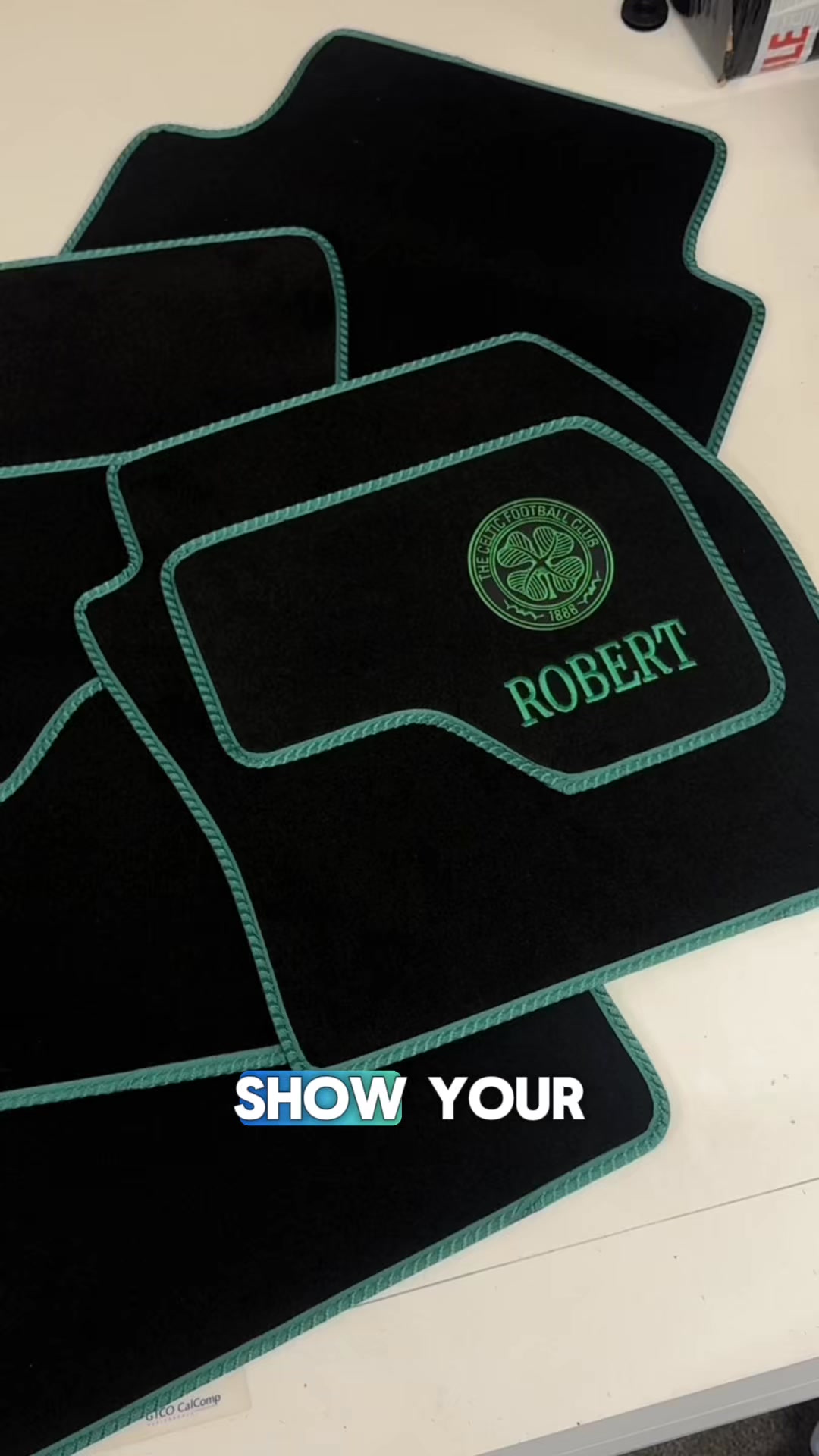 Official Car Mats Facebook ad: Personalised Car Mats
