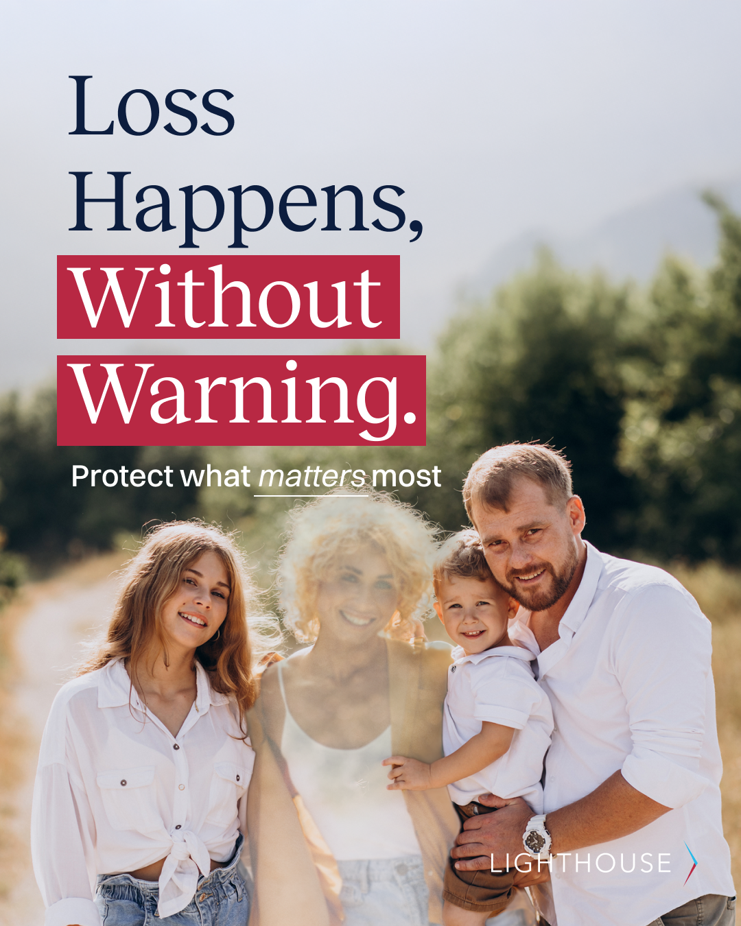 Lighthouse Financial Facebook ad