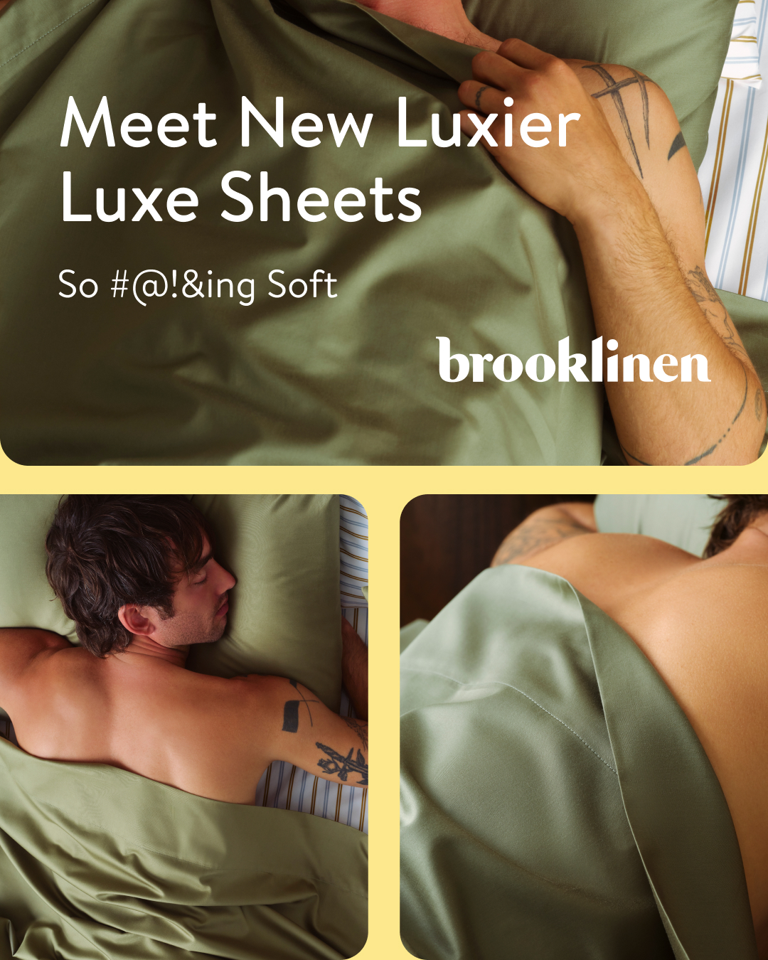 Brooklinen Facebook ad