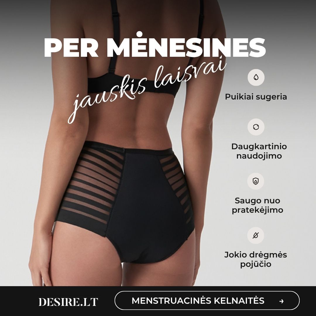 DESIRE.LT Facebook ad: Per mėnesines jauskis laisvai
