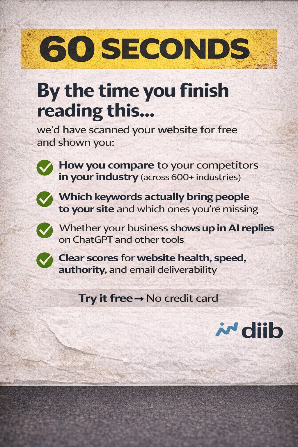 diib Facebook ad