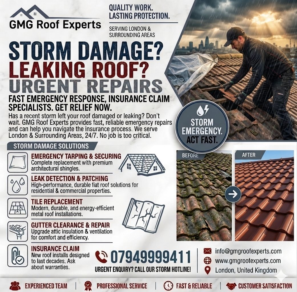 GMG Roof Experts Facebook ad