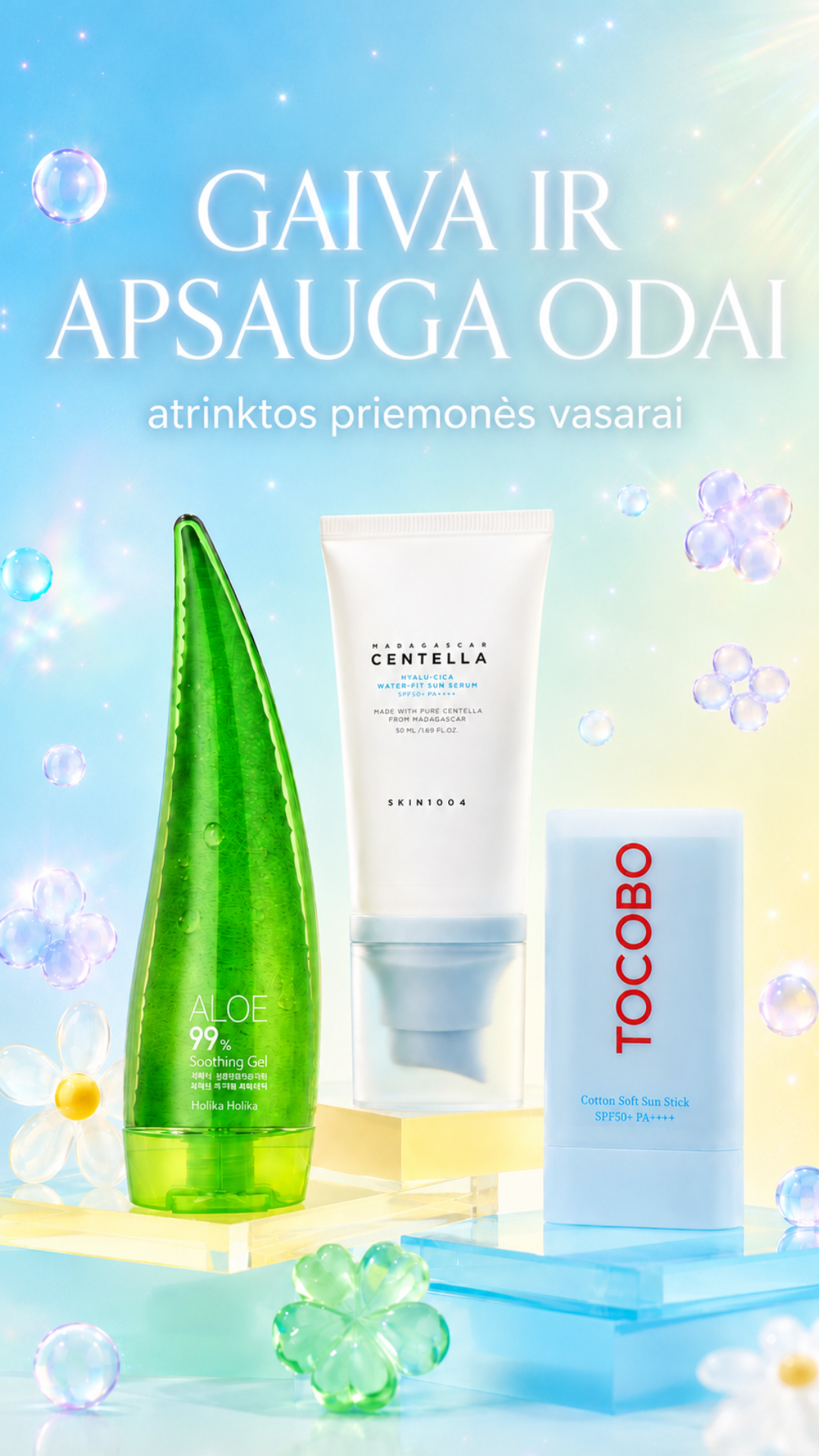 Asian Blossom korėjietiška kosmetika Facebook ad