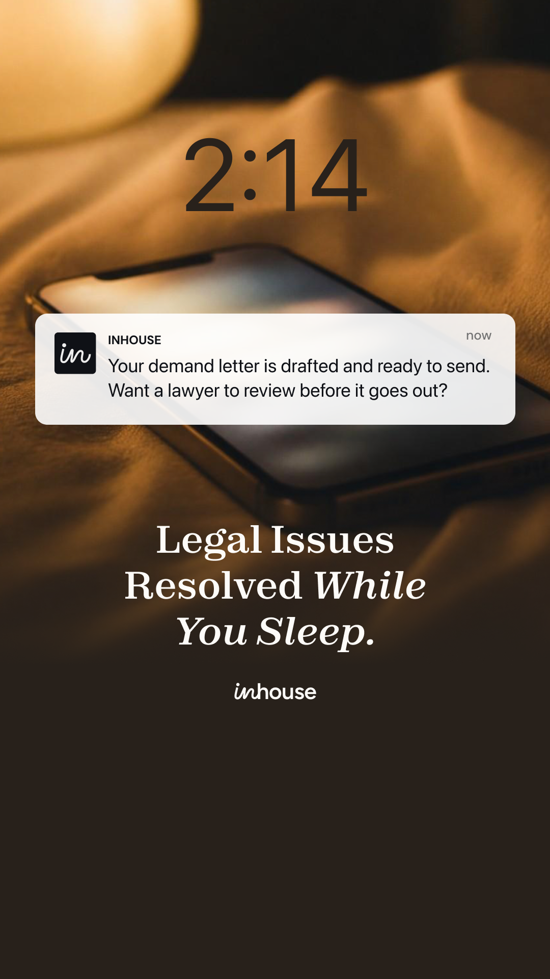 InHouse Facebook ad: Start Your Free Legal Review