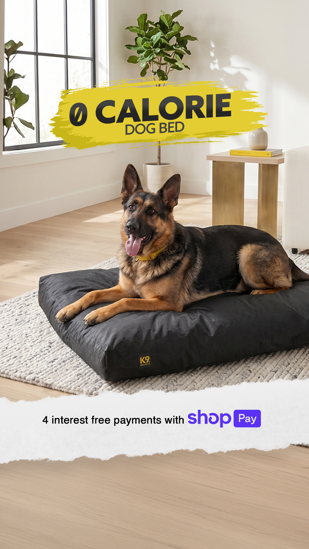 K9 Ballistics Dog Beds Facebook ad