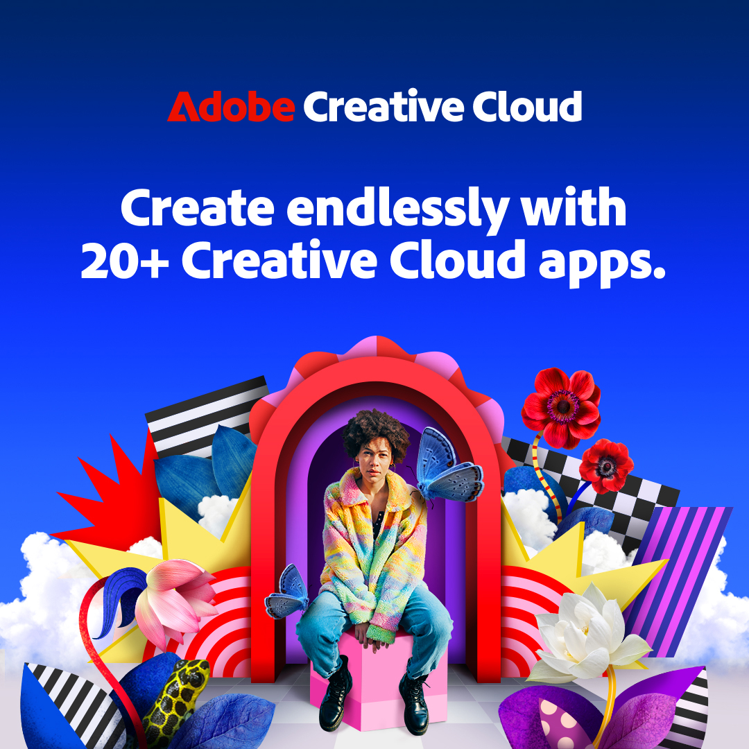 Adobe Creative Cloud Facebook ad