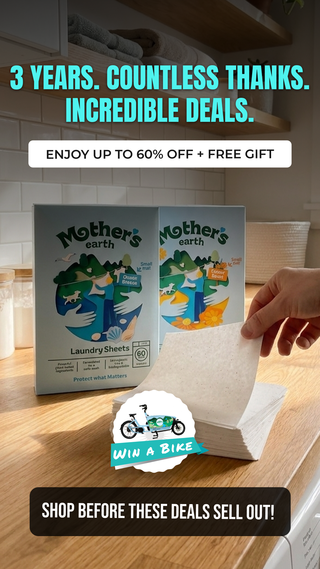Mothers Earth Facebook ad