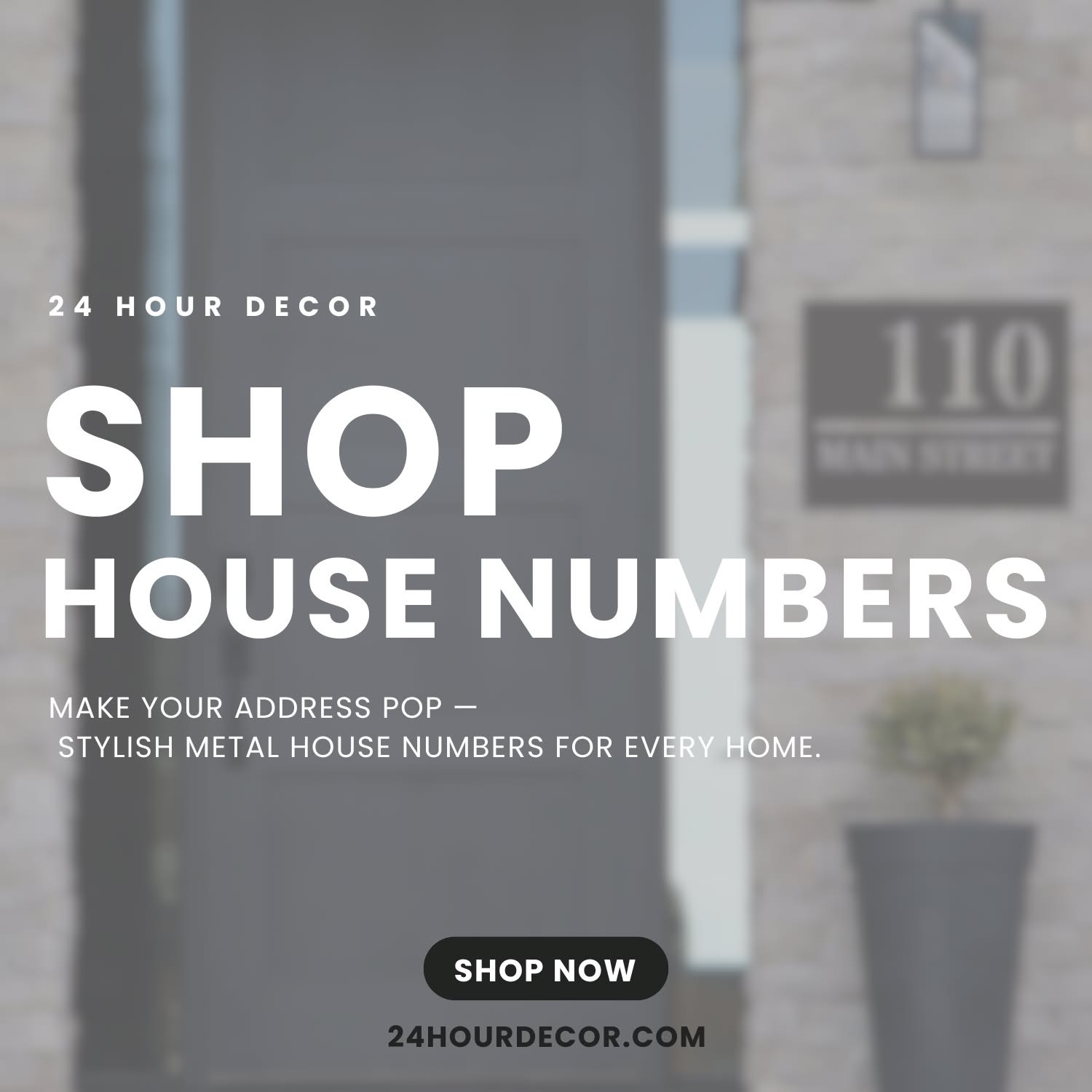 24 Hour Decor Facebook ad