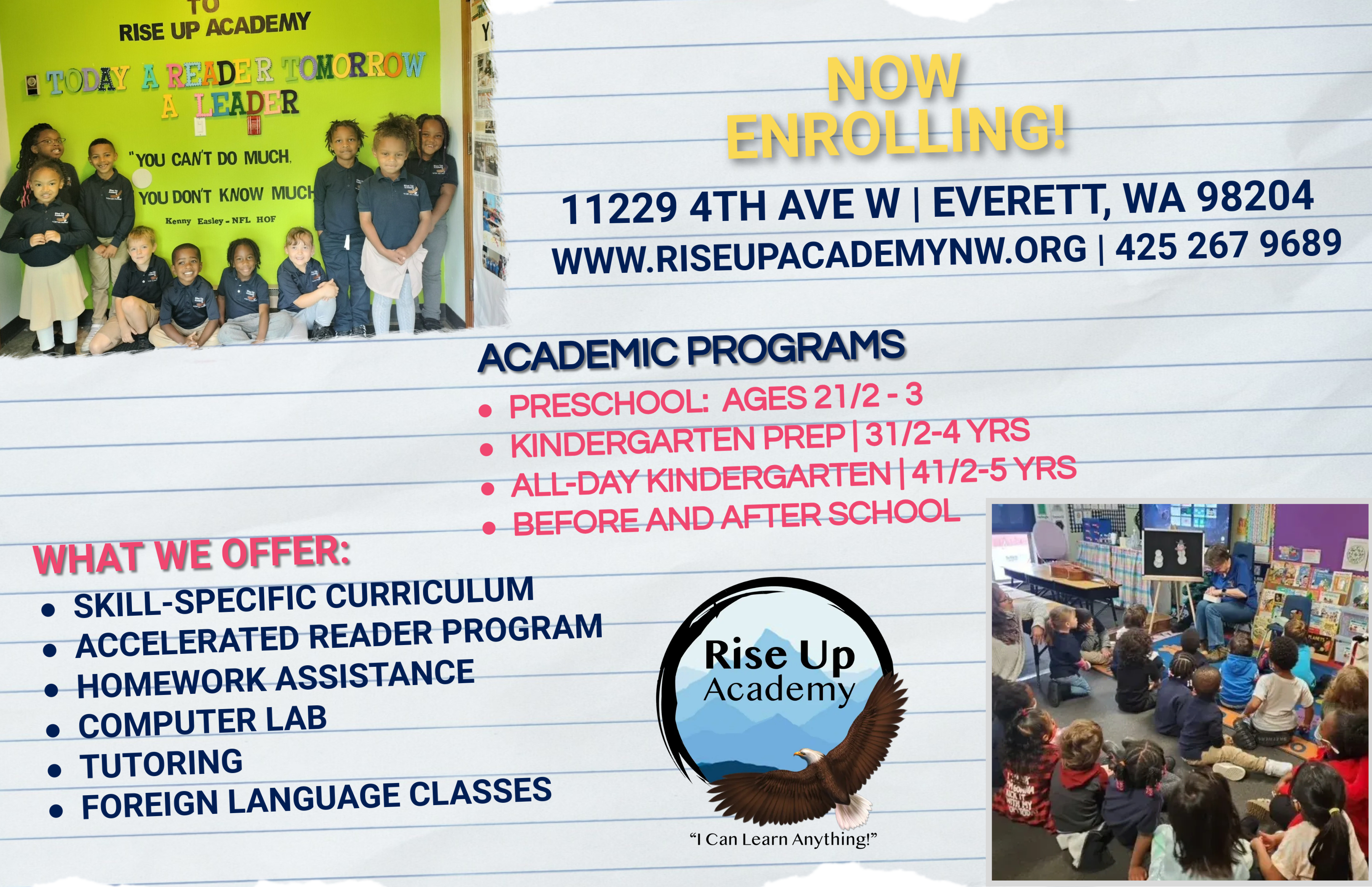 Rise Up Academy Facebook ad: Rise Up Academy (formerly GTA) is a premiere…