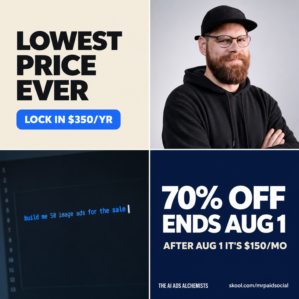Mr. Paid Social Facebook ad