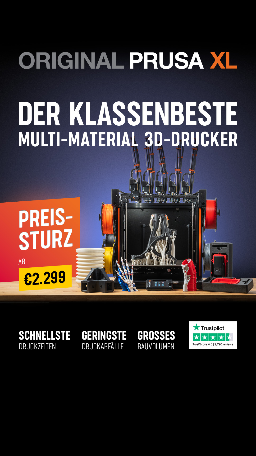 Prusa Research 3D printers Facebook ad