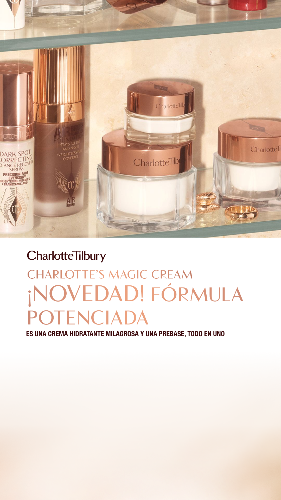 Charlotte Tilbury Skincare Facebook ad