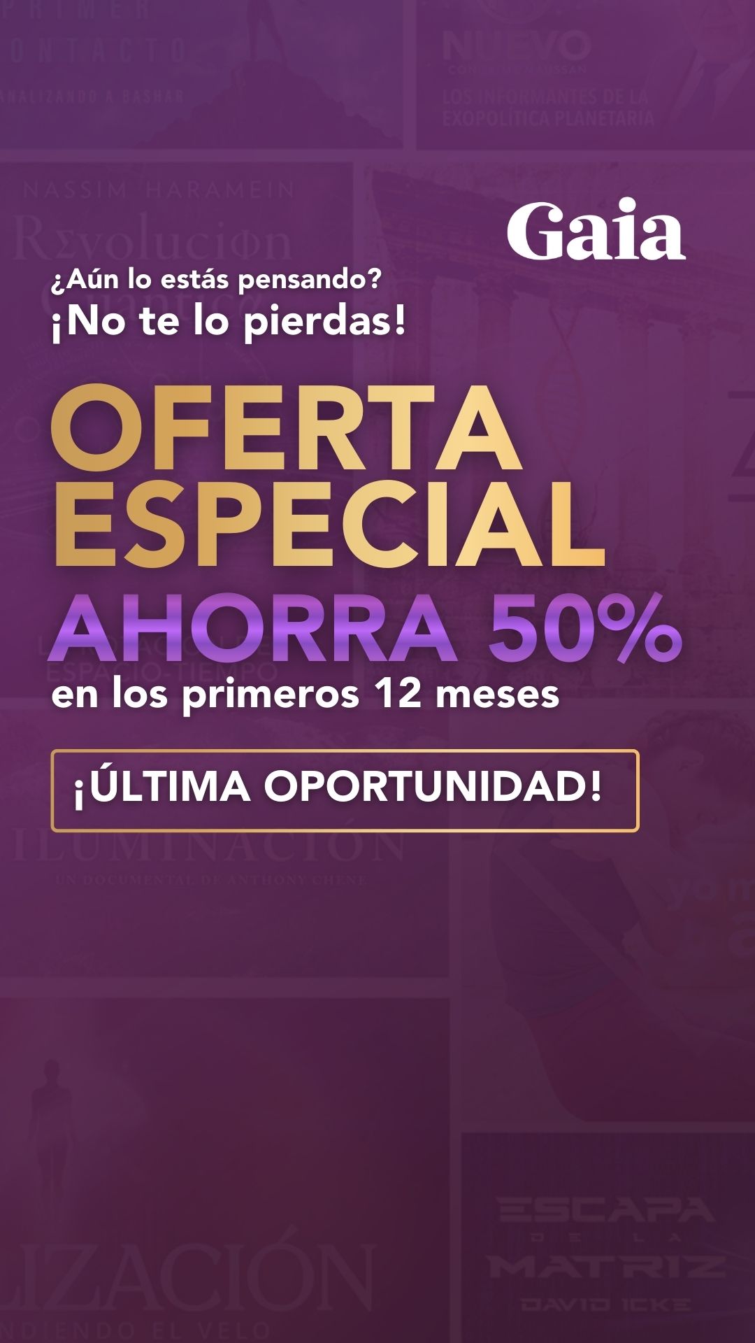 Tú eres Gaia Facebook ad