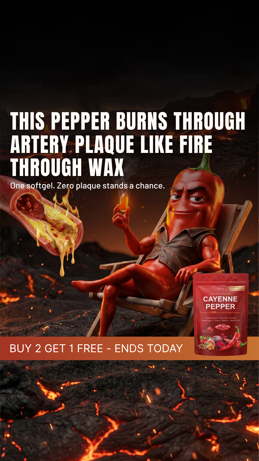 Elorita Facebook ad: BUY 2 GET 1 FREE