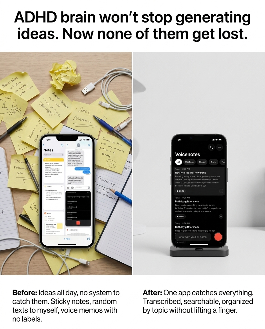 Voicenotes Facebook ad: #1 Note Taking App
