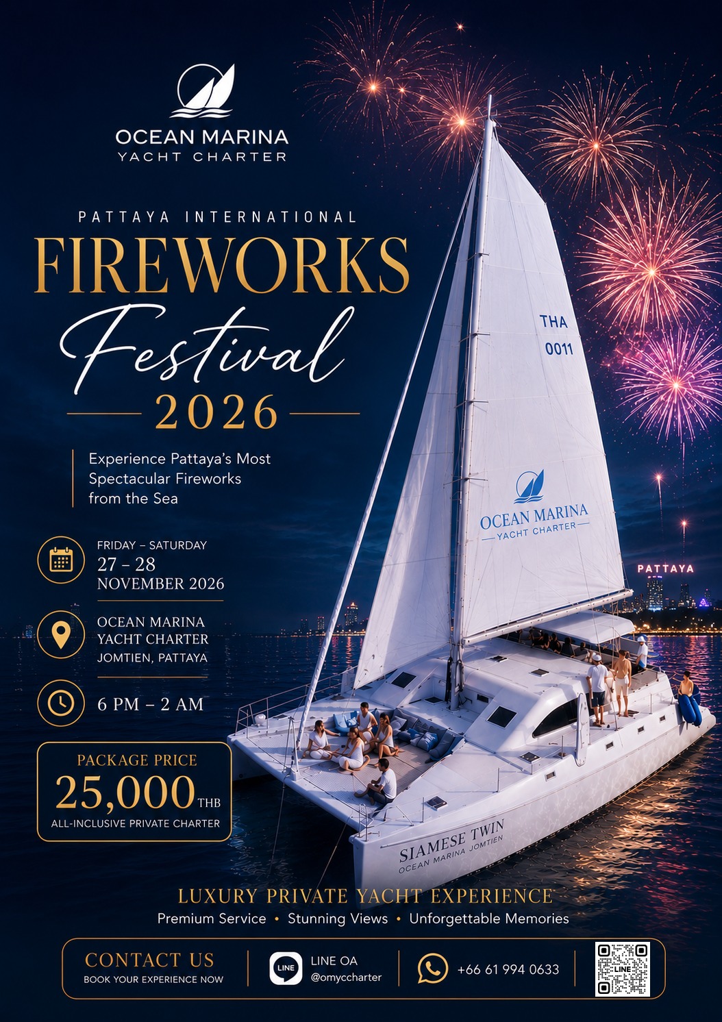 Ocean Marina Yacht Charter Facebook ad