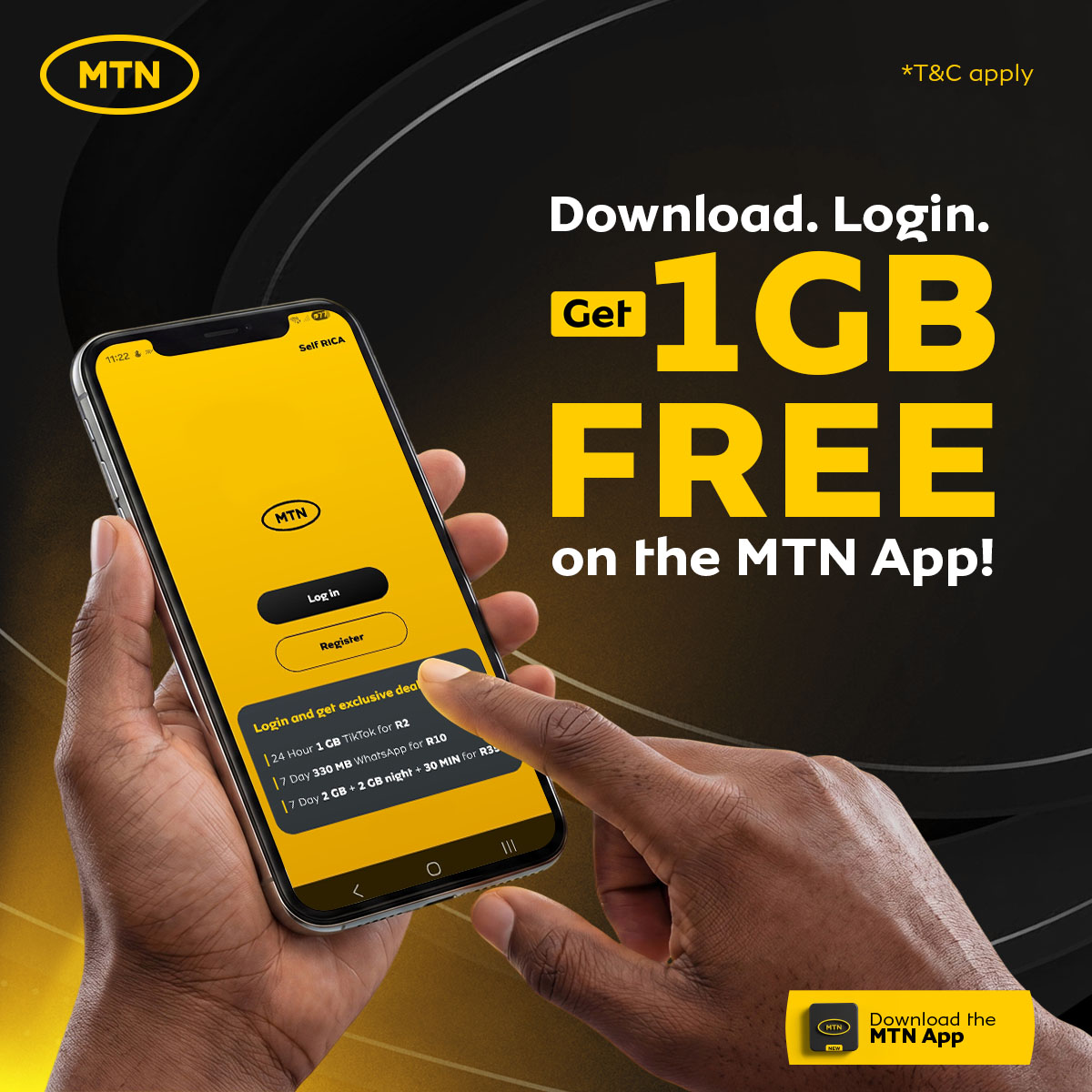 MTN South Africa Facebook ad