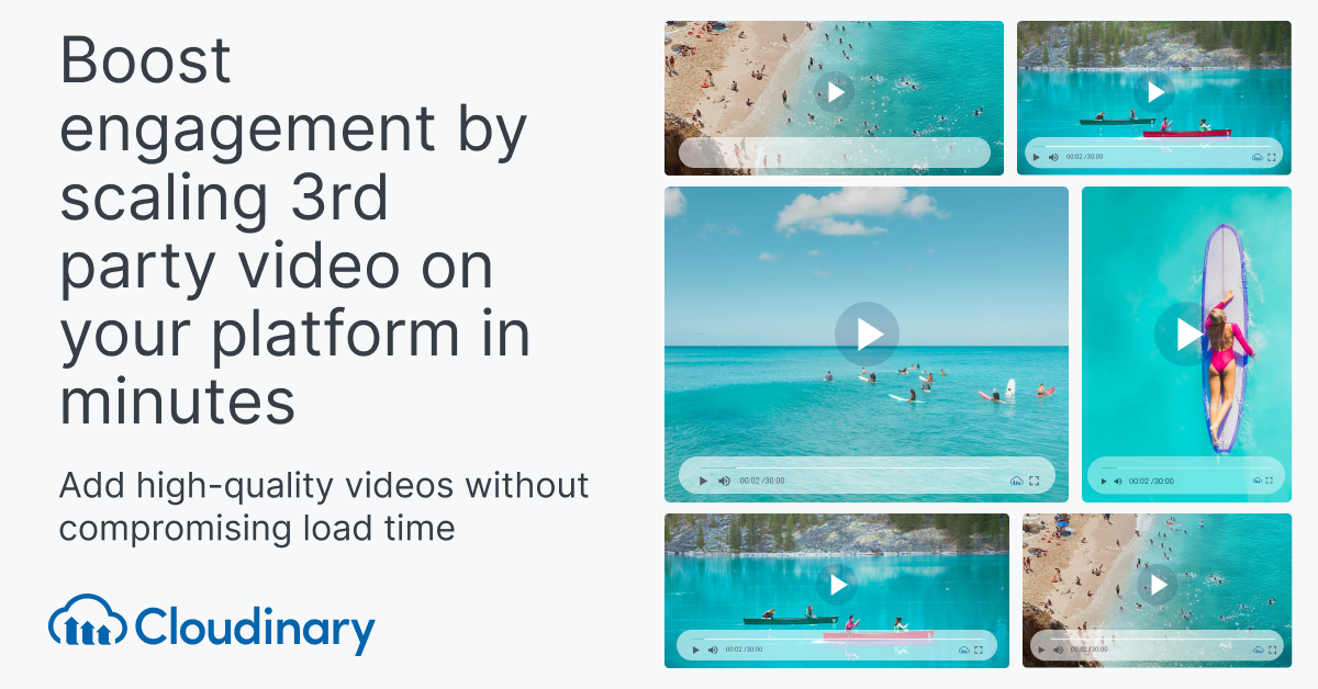 Cloudinary Facebook ad